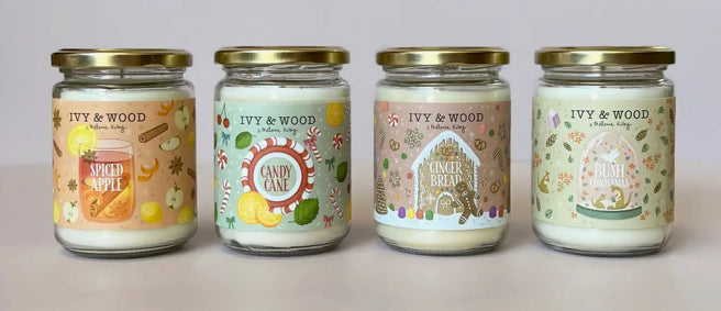 Ivy & Wood 2023 Christmas Candle Range