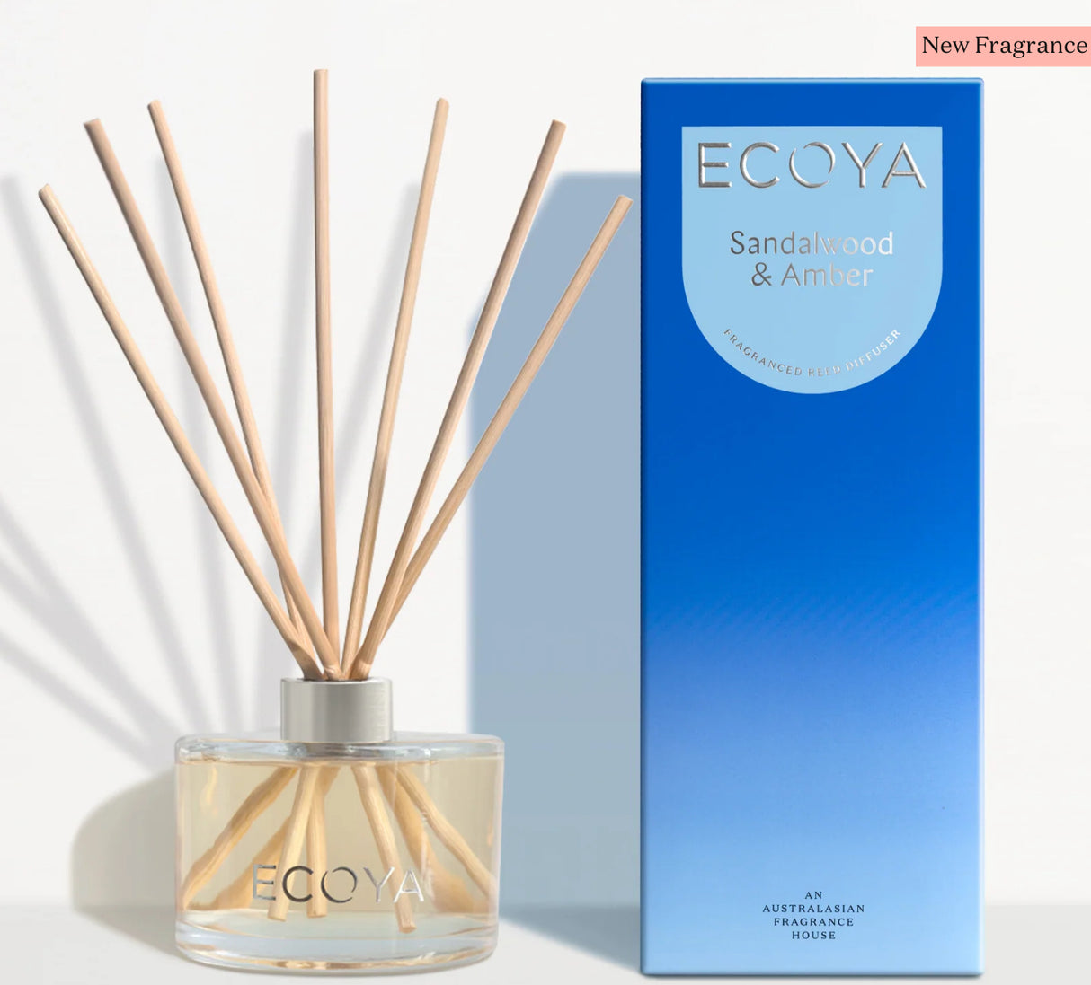 Ecoya Sandalwood & Amber Reed Diffuser