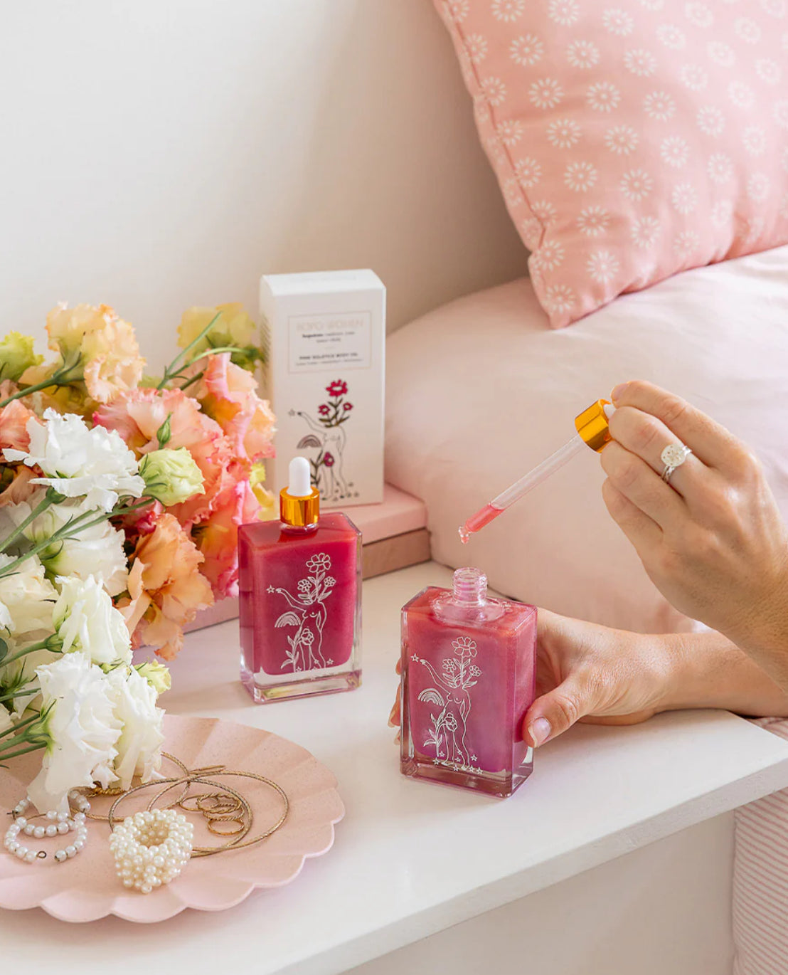 Bopo Women Pink Solstice Body Oil