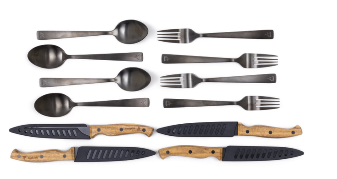 Oztrail Campfire 12 Piece Cutlery Set