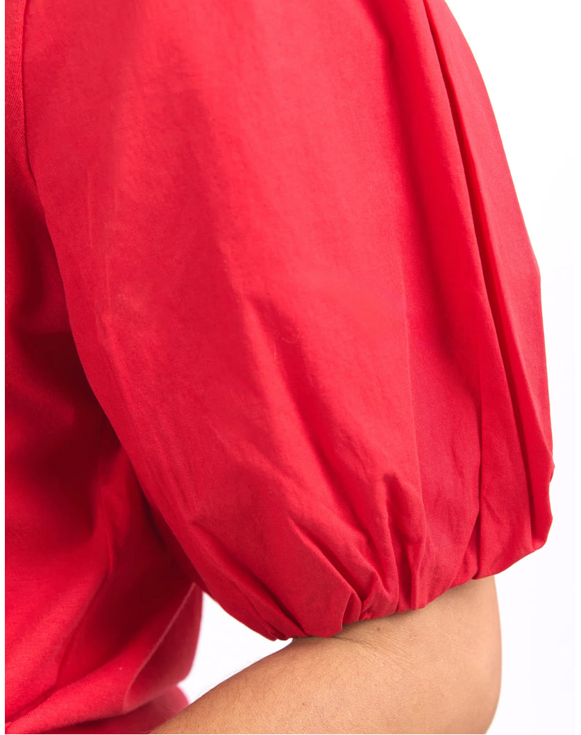 Elm Ladies Joy Tee in Bittersweet Red