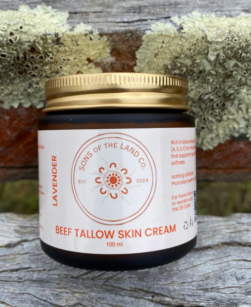 Sons Of The Land Co Beef Tallow Skin Cream.