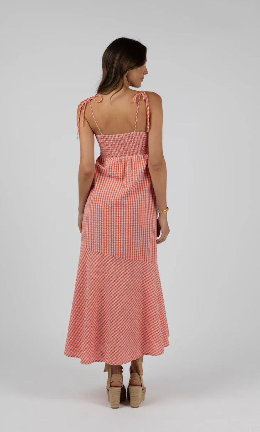 Humidity Sienna Dress in Pink/Red