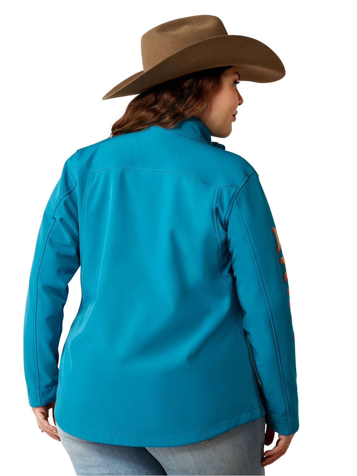 Ariat Ladies New Team Softshell Jacket - Ocean Depths/Retro Ranch - 10052783