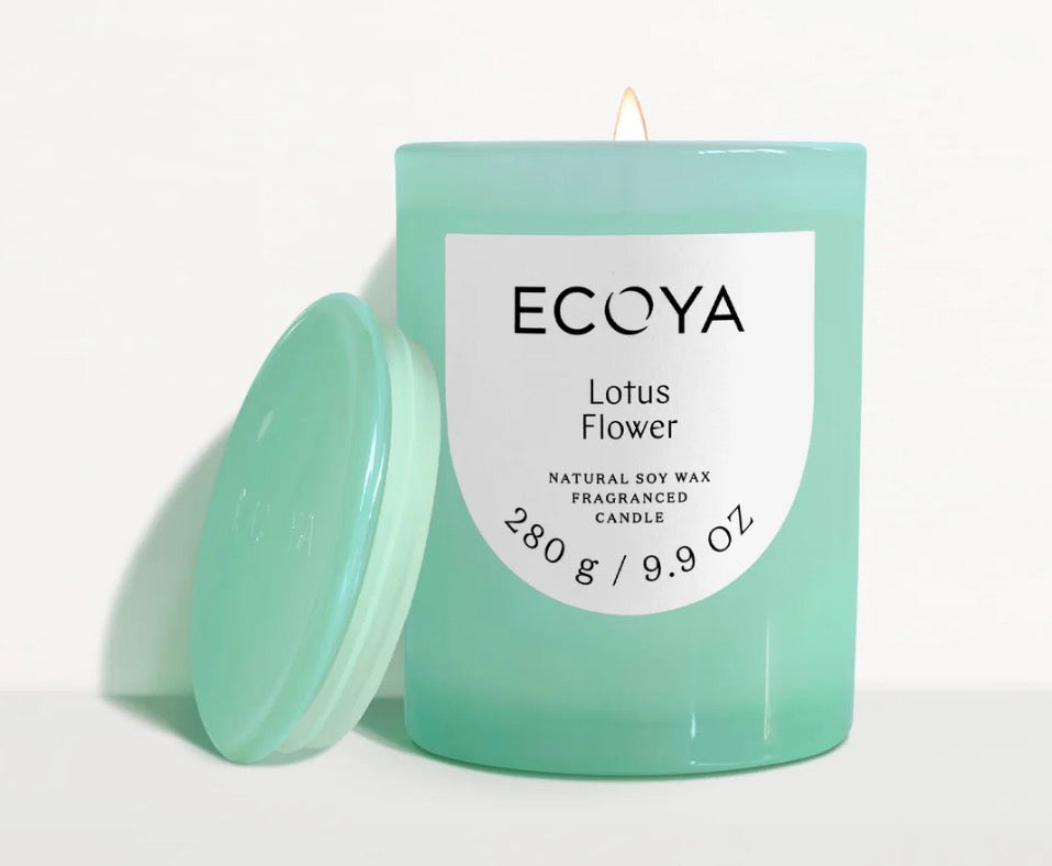 Ecoya Lotus Flower Natural Soy Candle 280g