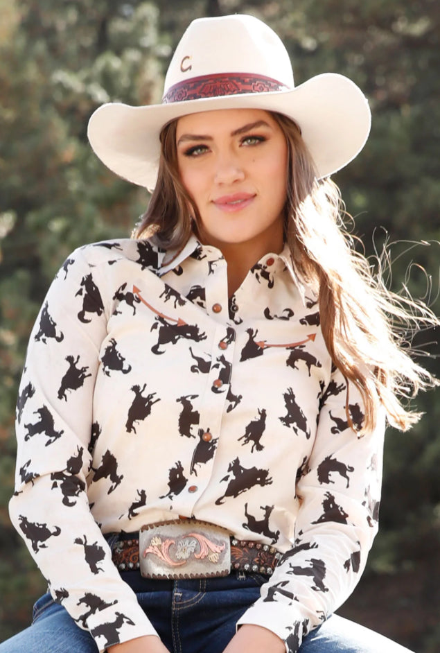 Cruel Denim Stone Wash Cowgirl Shirt CTW7398005