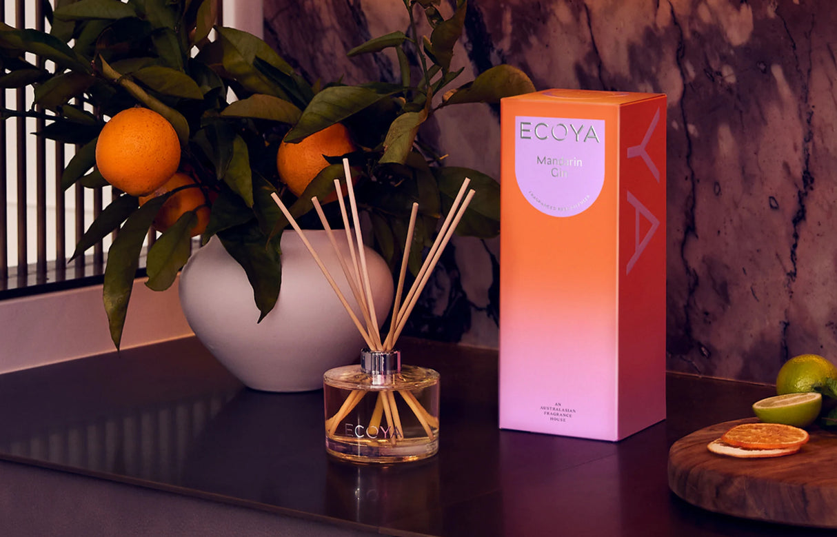 Ecoya Mandarin Gin Reed Diffuser