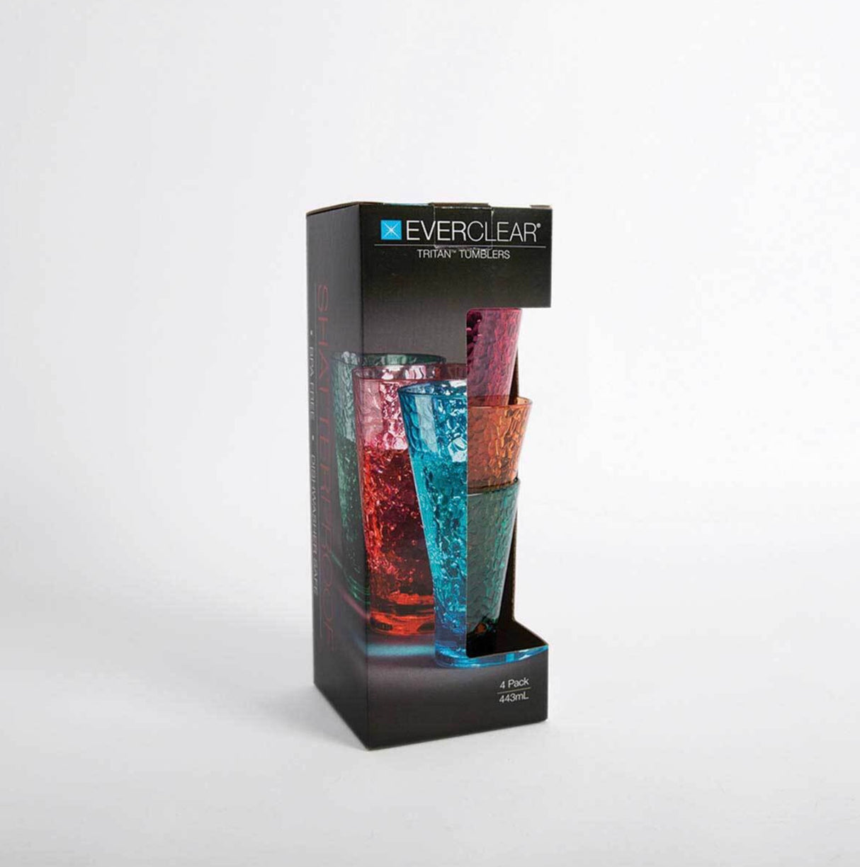 Tritan 433ml Assorted Tumbler 4PK