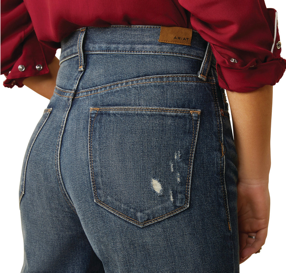 Ariat Womens Ultra High Rise Tomboy Straight Jeans 10045188