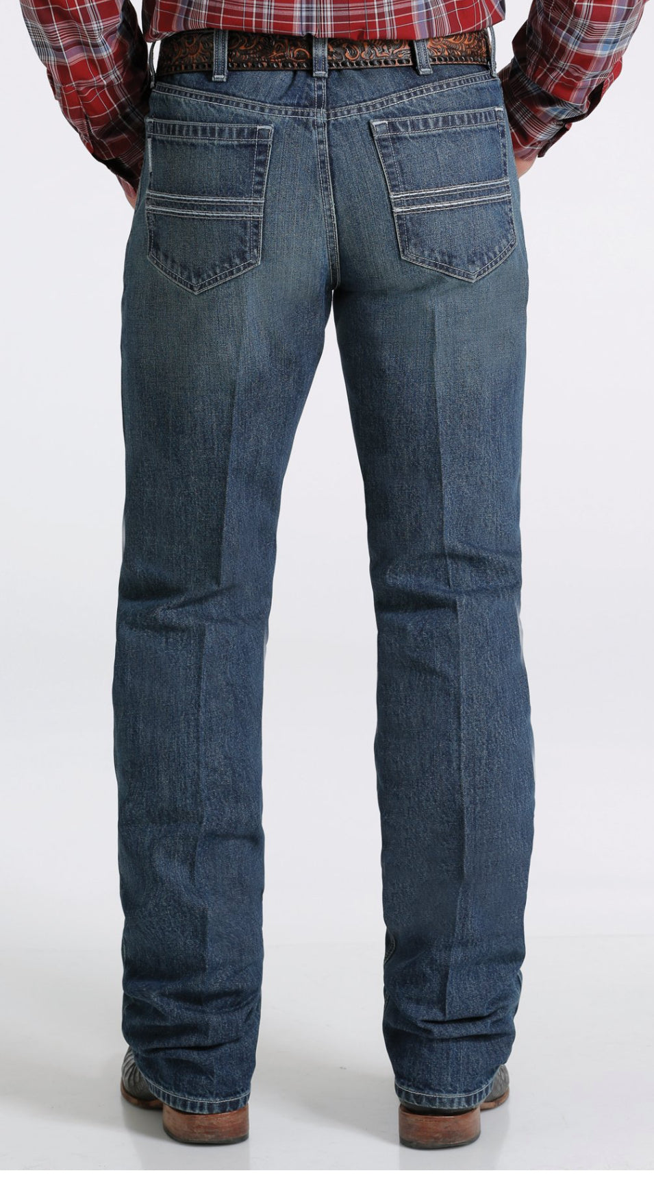Cinch Mens Sliver Label Jeans - Dark Stone Wash MB98034020