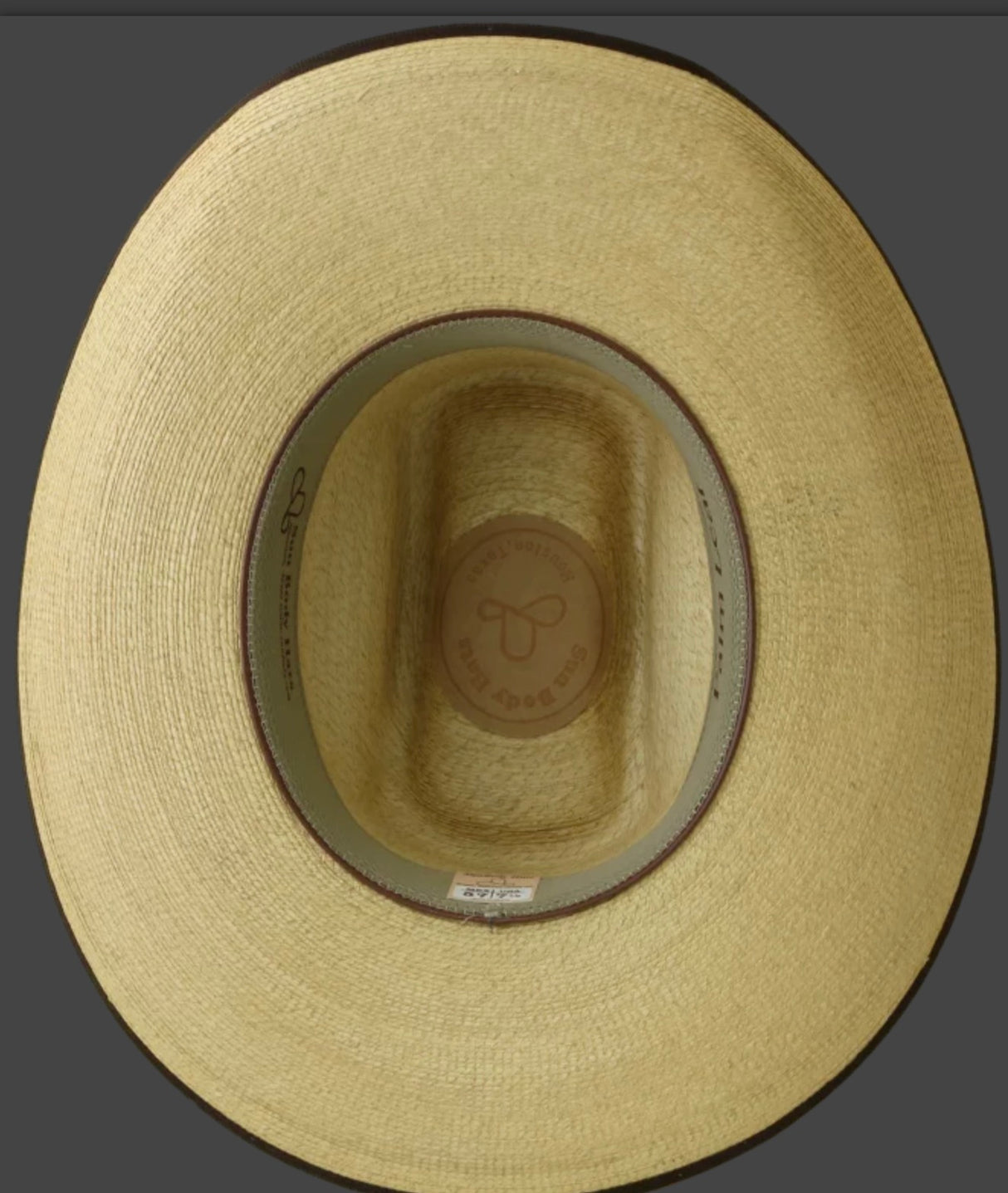 Sunbody Golden Mexican Box Top Fine Palm Hat