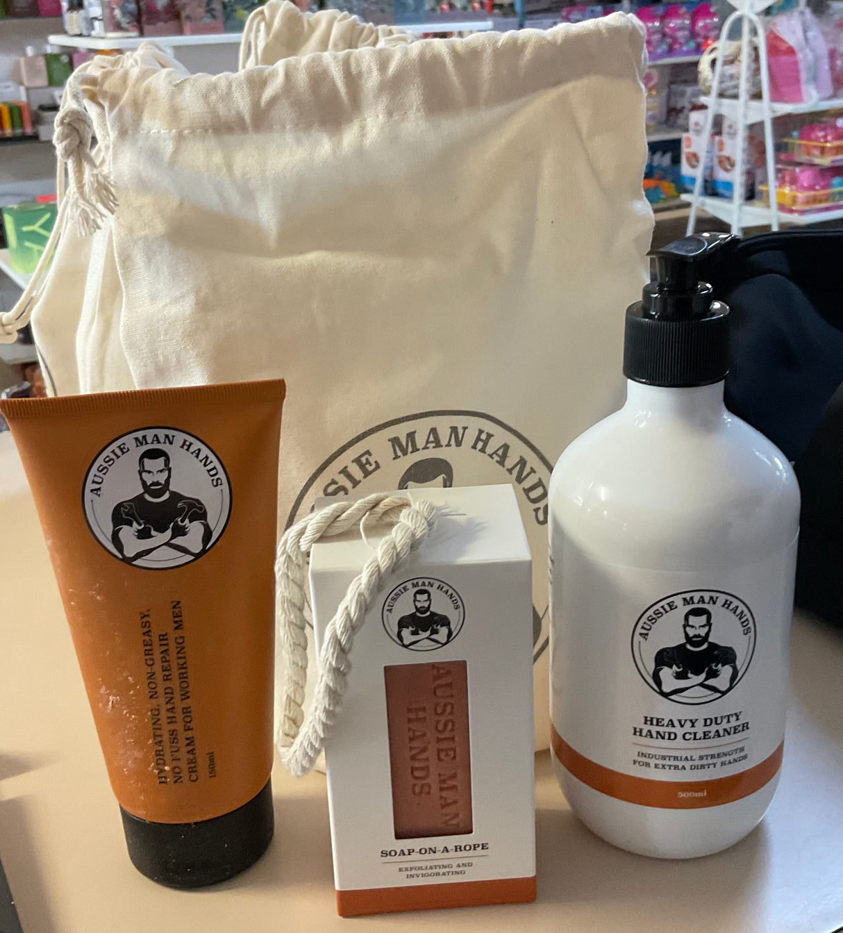 Aussie Man Hands Trio Gift Set