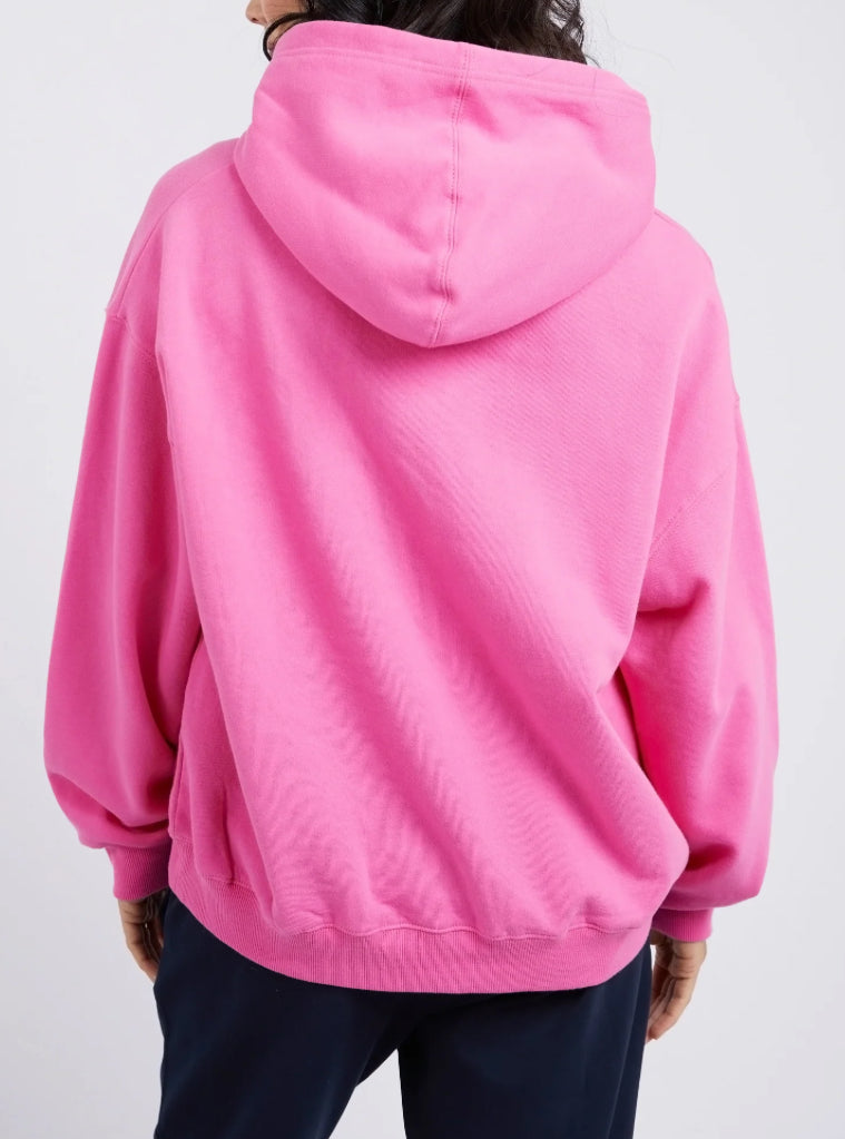 Elm Ladies Staple Hoodie in Shocking Pink