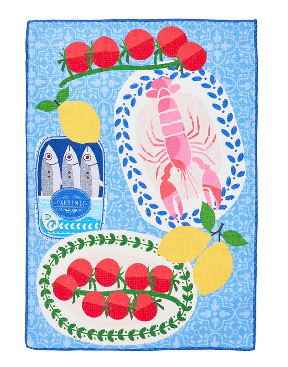 Microfibre Tea Towel With Waffle Texture 50cm X 70cm