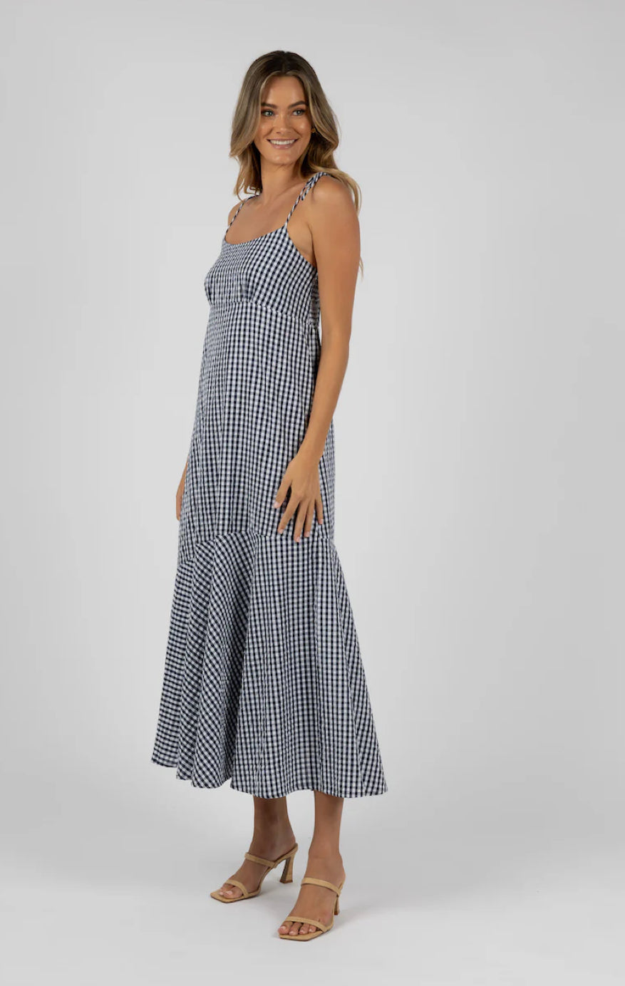 Humidity Sienna Dress in Midnight/White