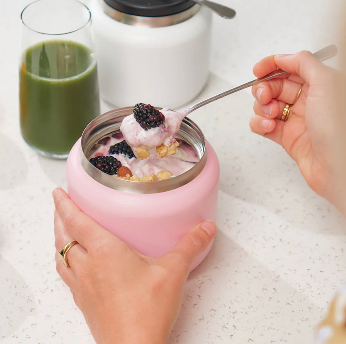 Annabel Trends Insulated Food Jar in Pink