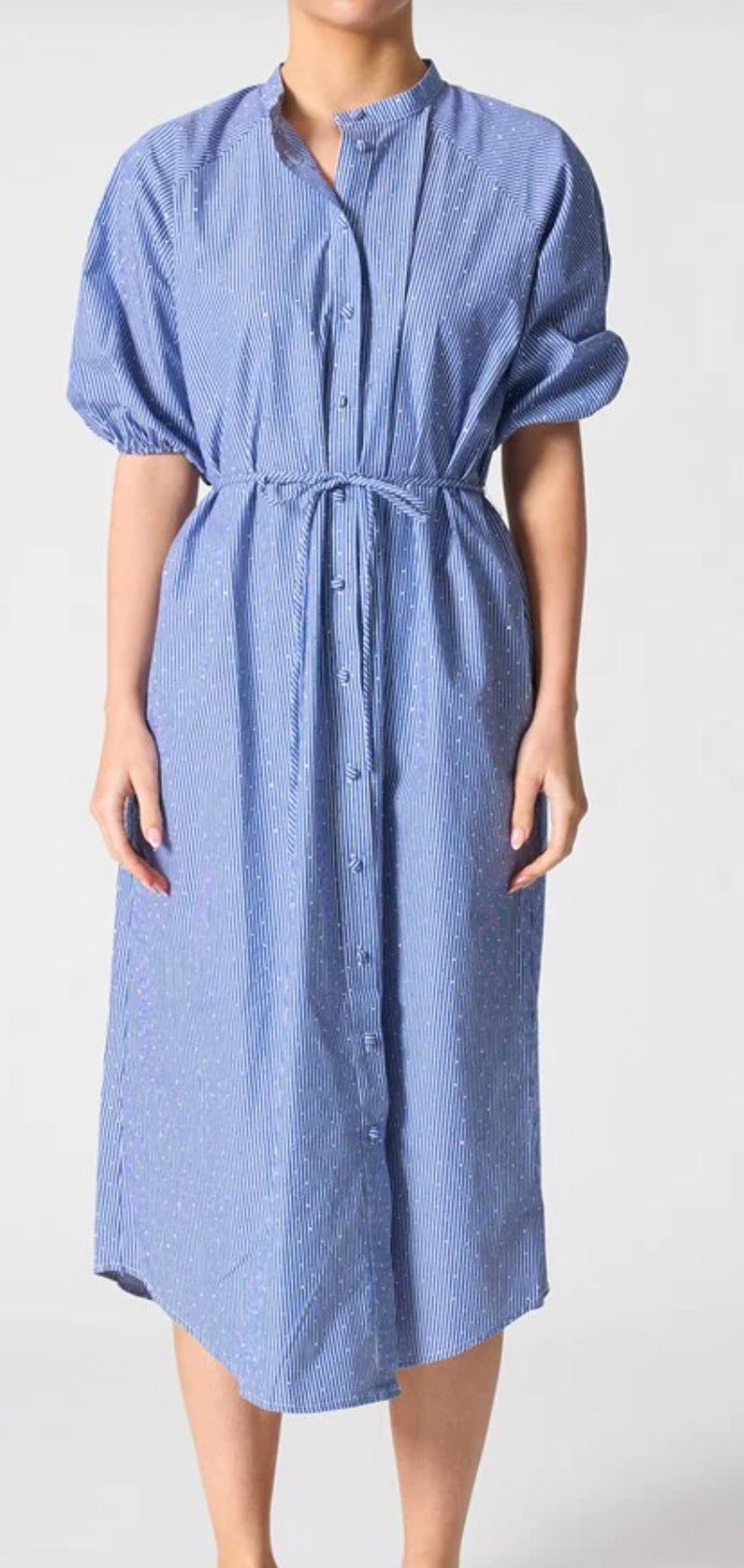 Walnut Berlin Dress in Riviera Stripe