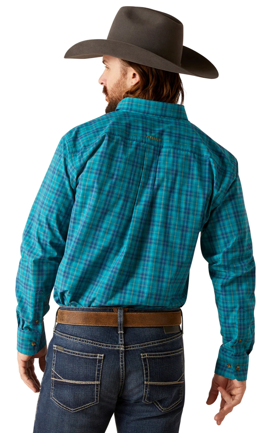 Ariat Mens Brixton L/S Spellbound Teal Shirt 10046198