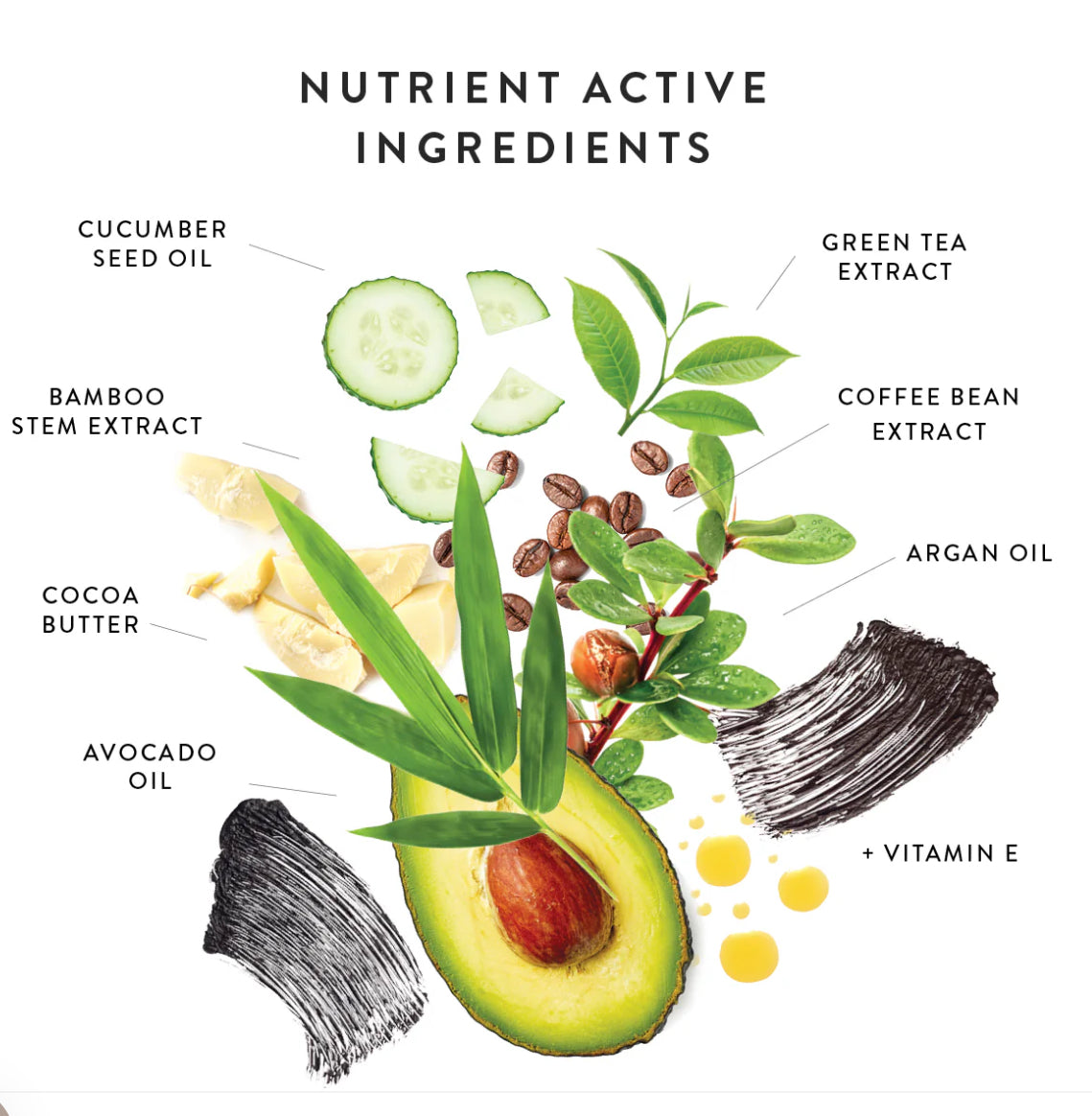 LUK Beautifood Lash Nourish Mascara ( Black Tea & Espresso )