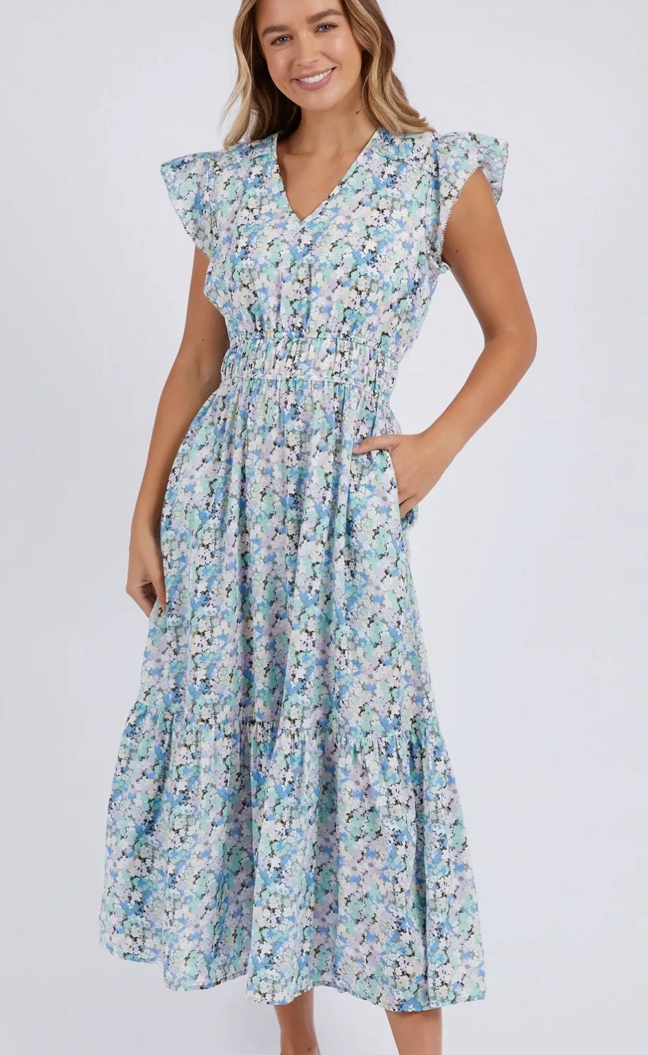 Foxwood Ladies Rosette Floral Dress