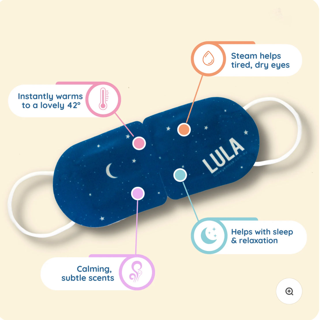 Lula Self Warming Eye Masks