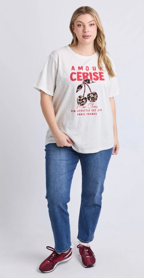 Elm Ladies Amore Cerise Tee