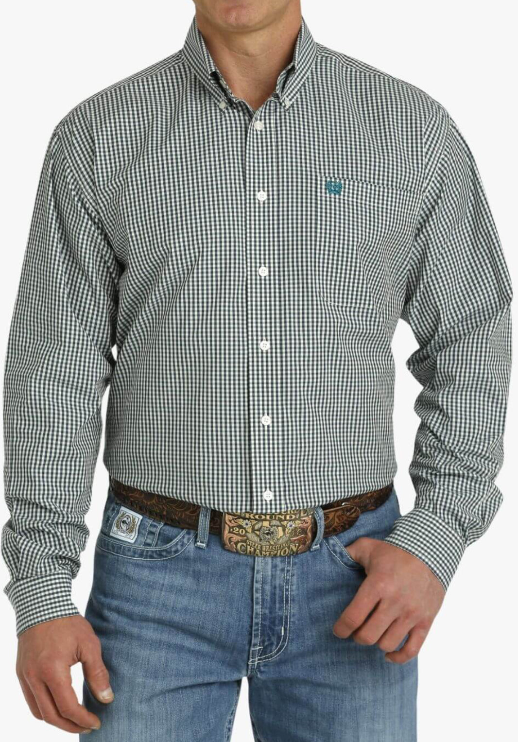 Cinch Mens Check Shirt MTW1105778