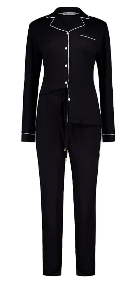Gingerlilly Ladies Marnie Balck Bamboo PJ