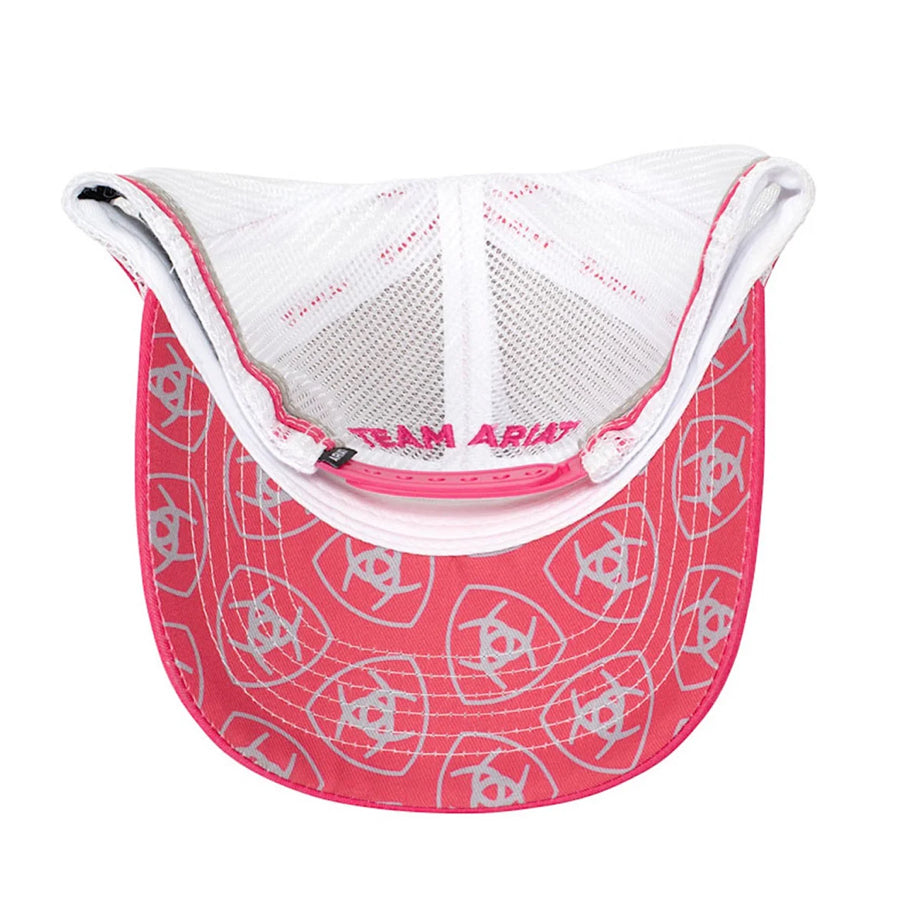 Ariat EST Patch Trucker Cap Raspberry