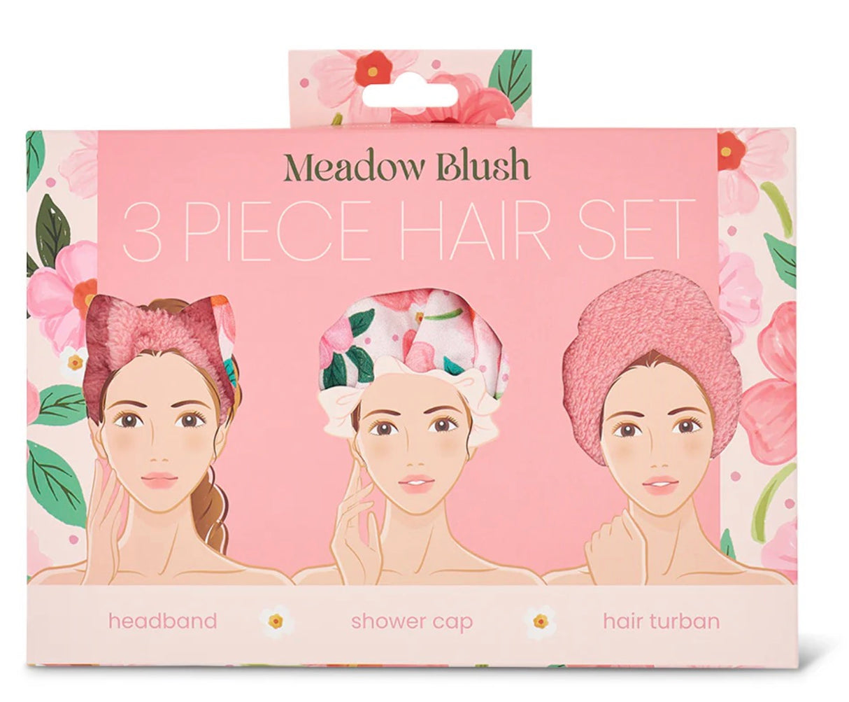 Meadow Blush 3 Piece Hair Set
