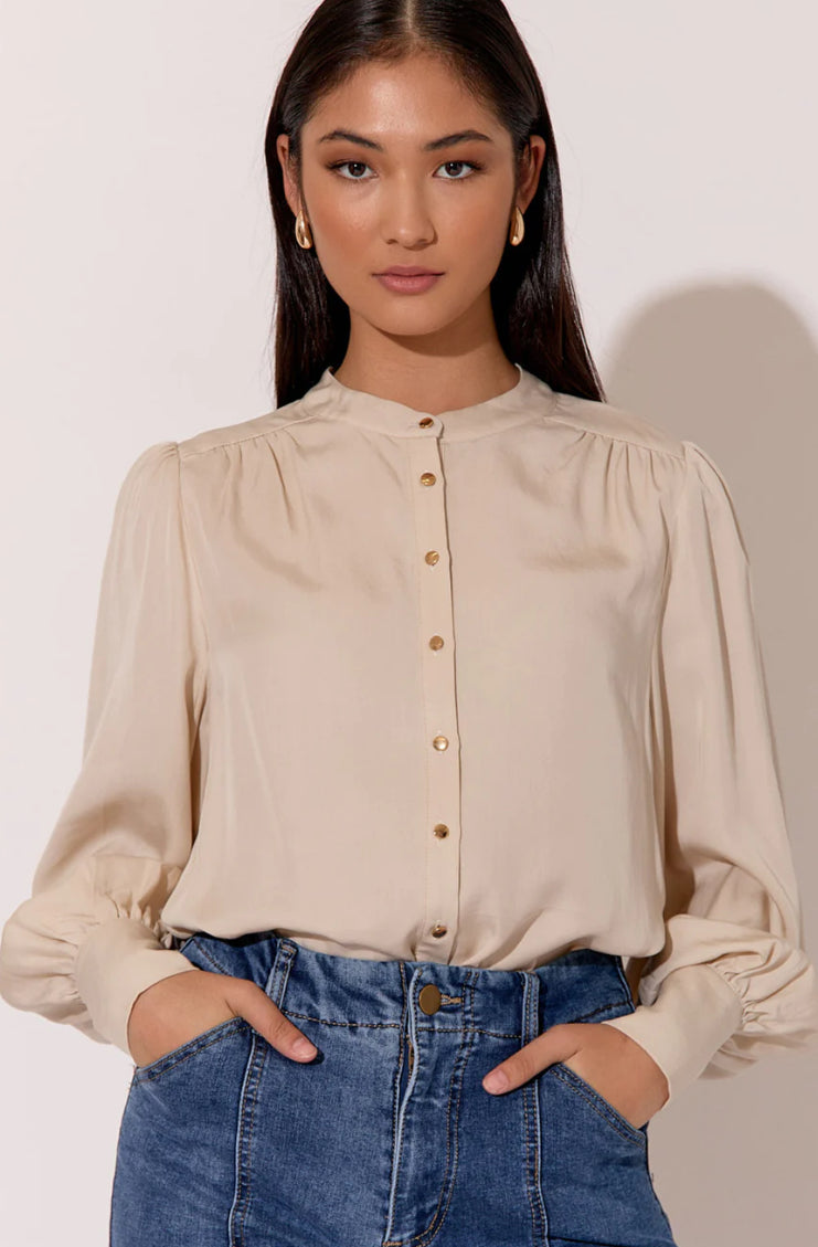 Adore Ladies Anya Shirt in Stone