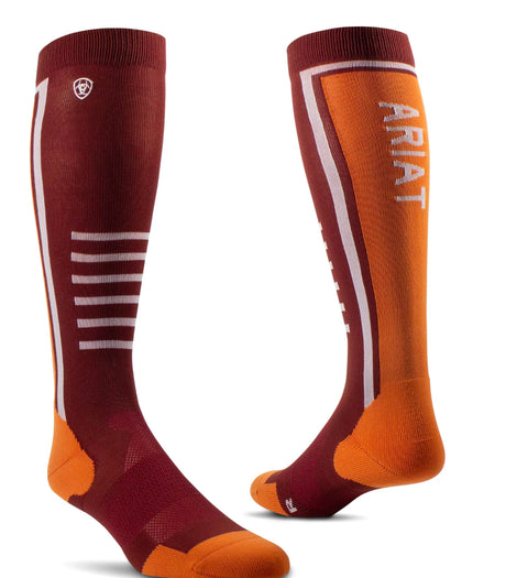 Ariat Uni Ariattek Slimline Performance Socks