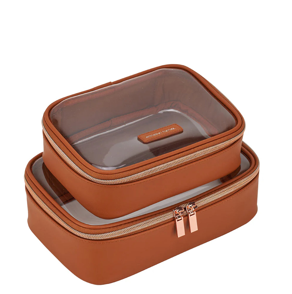 Vanity Beauty Box - Tan 2pc