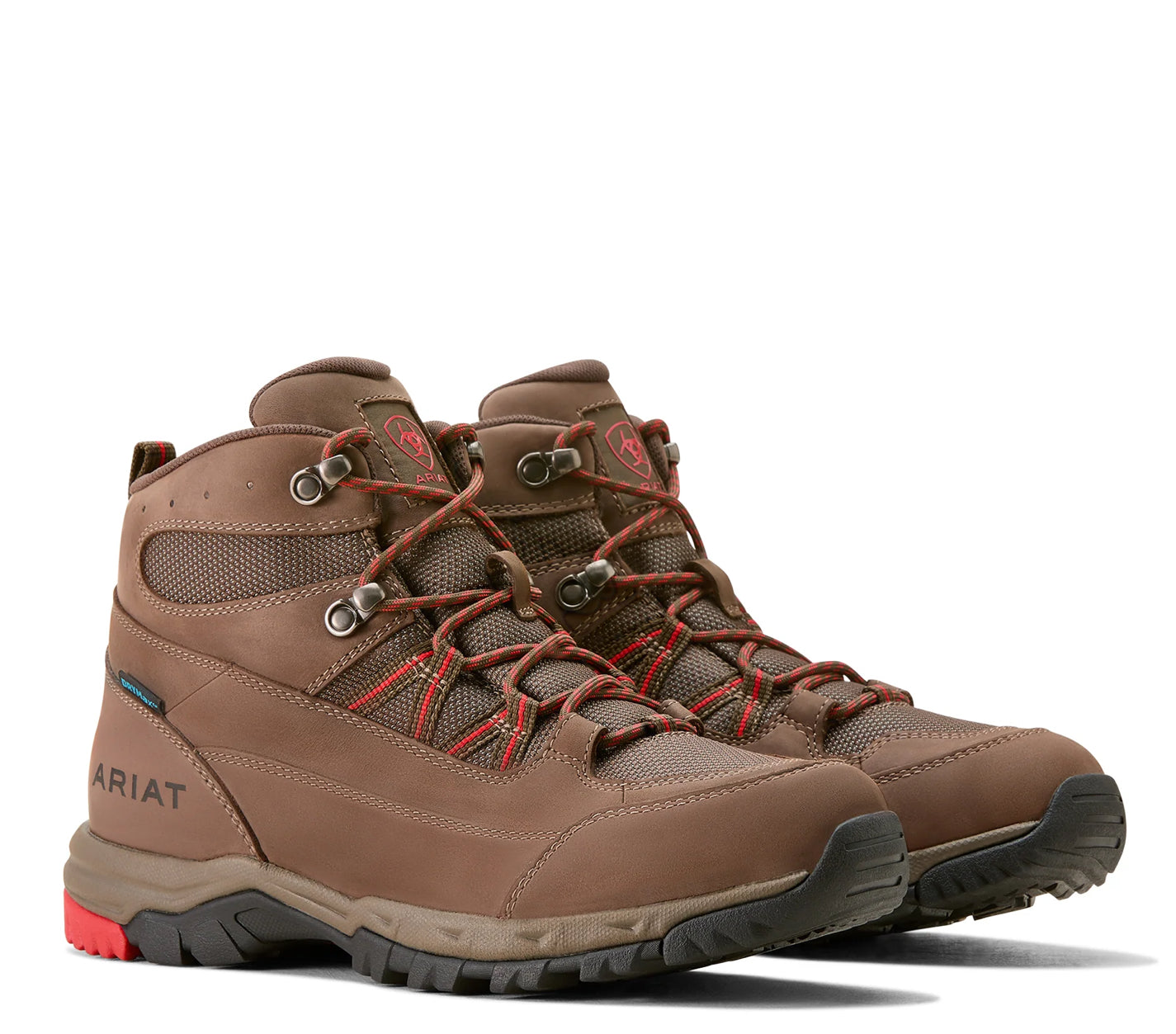 Ariat Mens skyline Summit H20 In Bitter Brown/Red