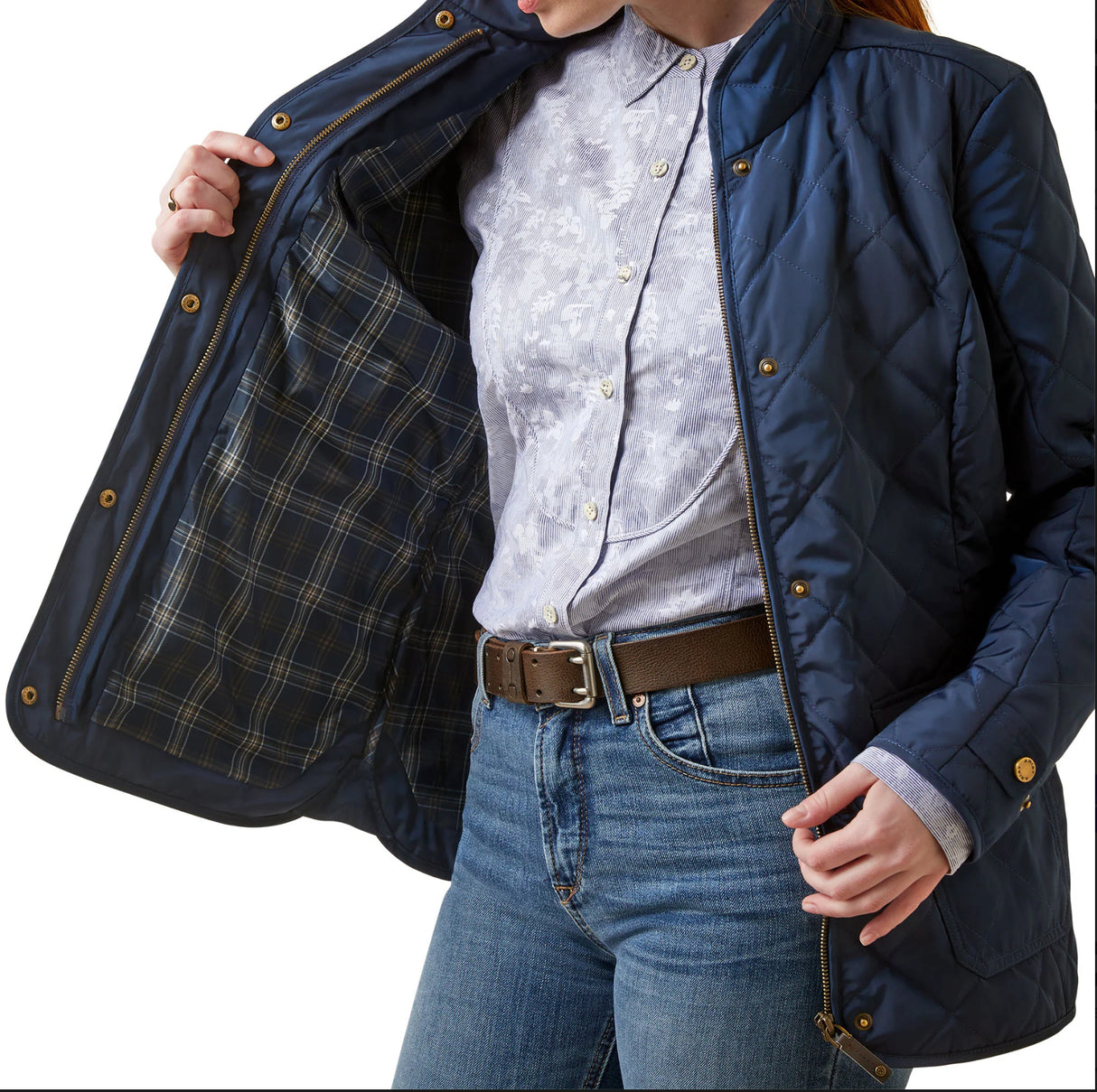 Ariat Ladies Woodside Jacket Navy 10046061