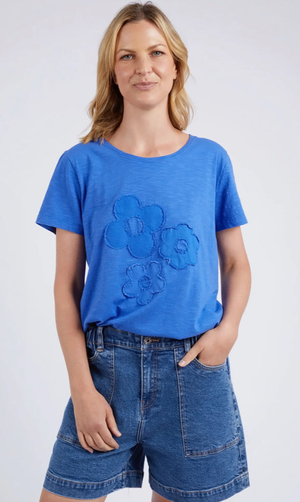Elm Ladies Tapestry Tee in Royal