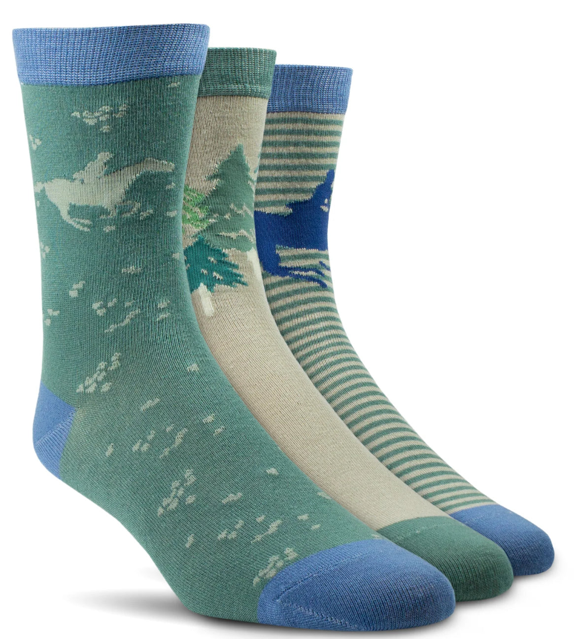 Ariat Uni Charm Crew 3 pack Socks