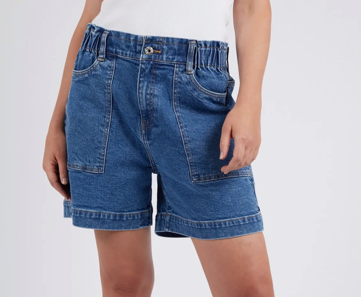 Atlas Denim Short Dark Blue