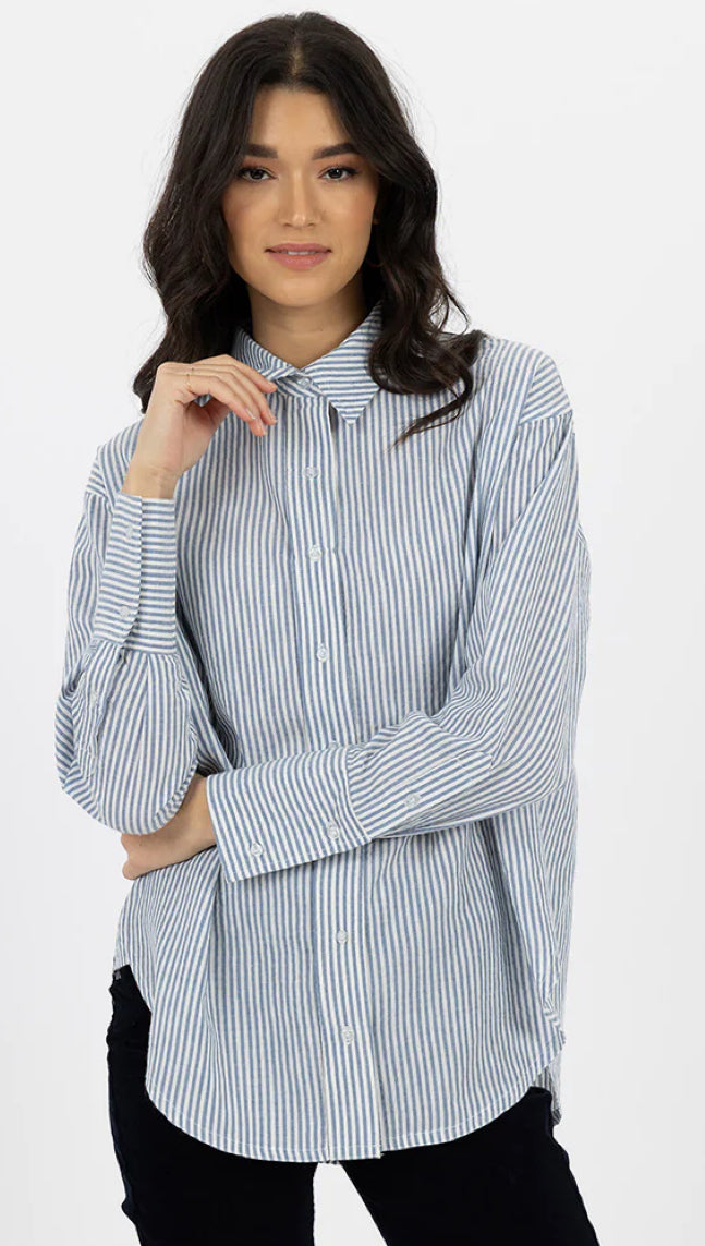 Humidity Lifestyle Zali Shirt in Navy