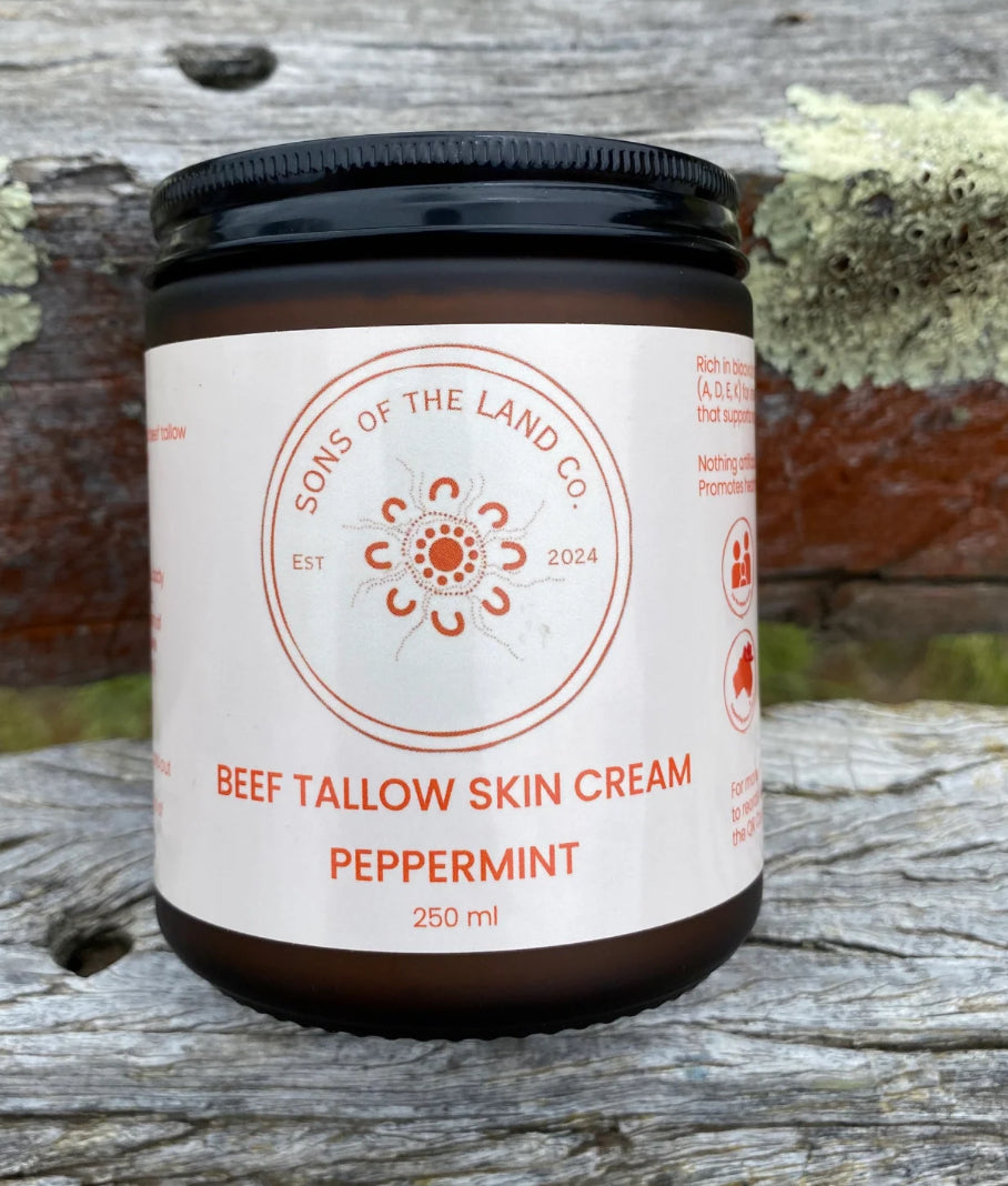 Sons Of The Land Co Beef Tallow Skin Cream.