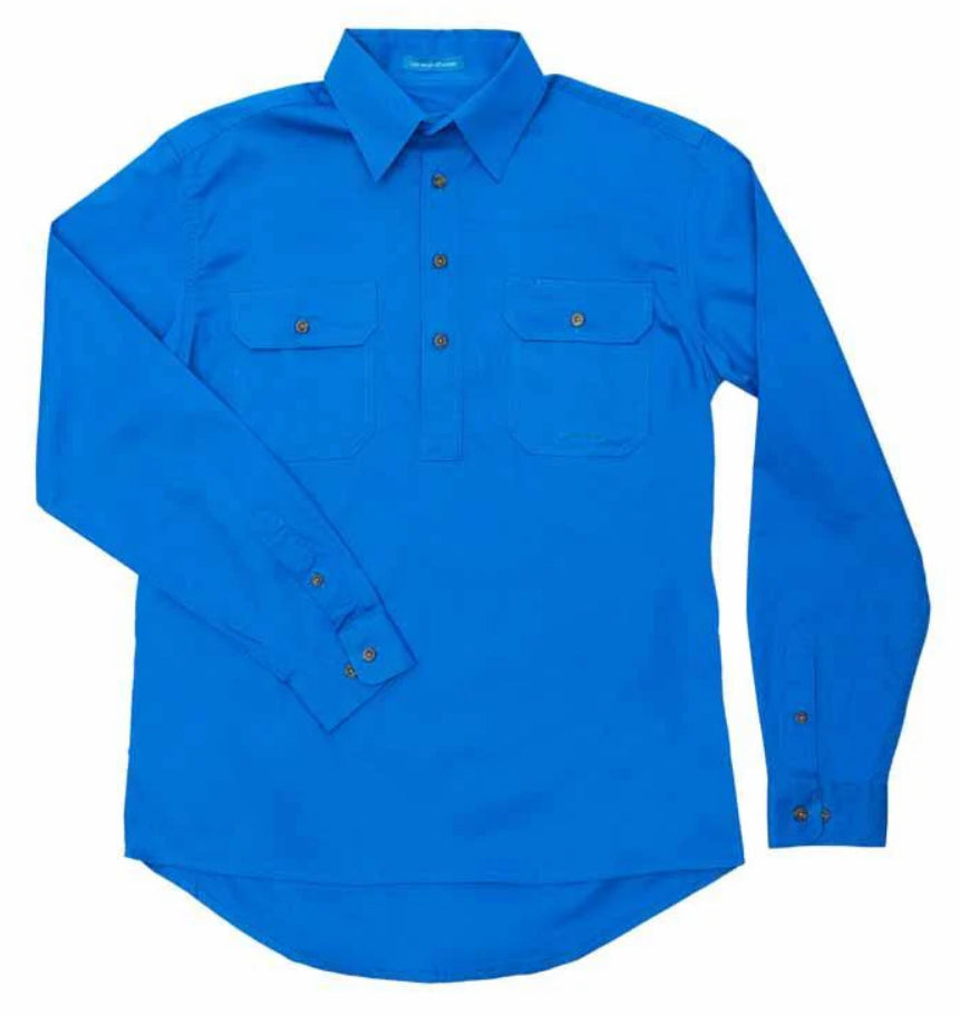 Just Country Mens Cameron Half Button Shirt 10101