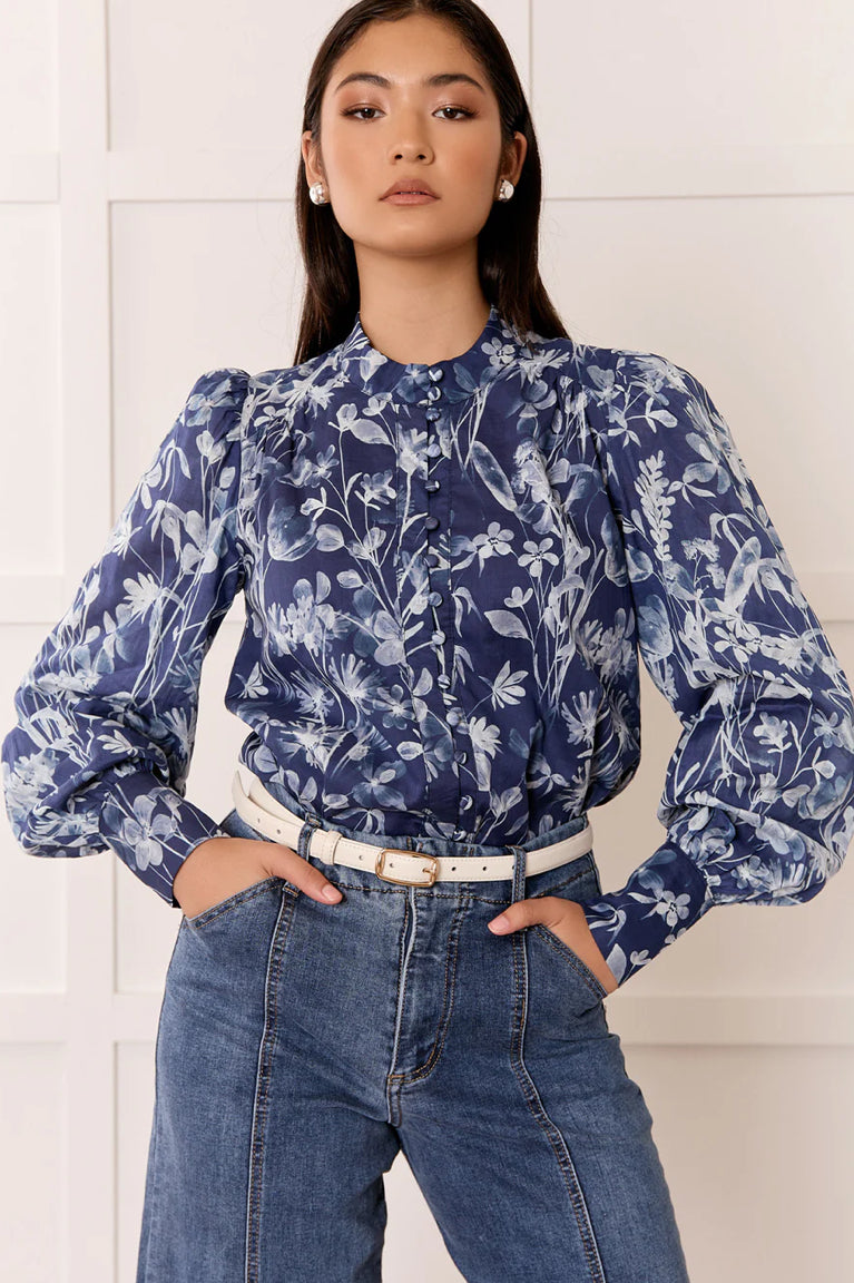 Adorne Samantha Print Shirt