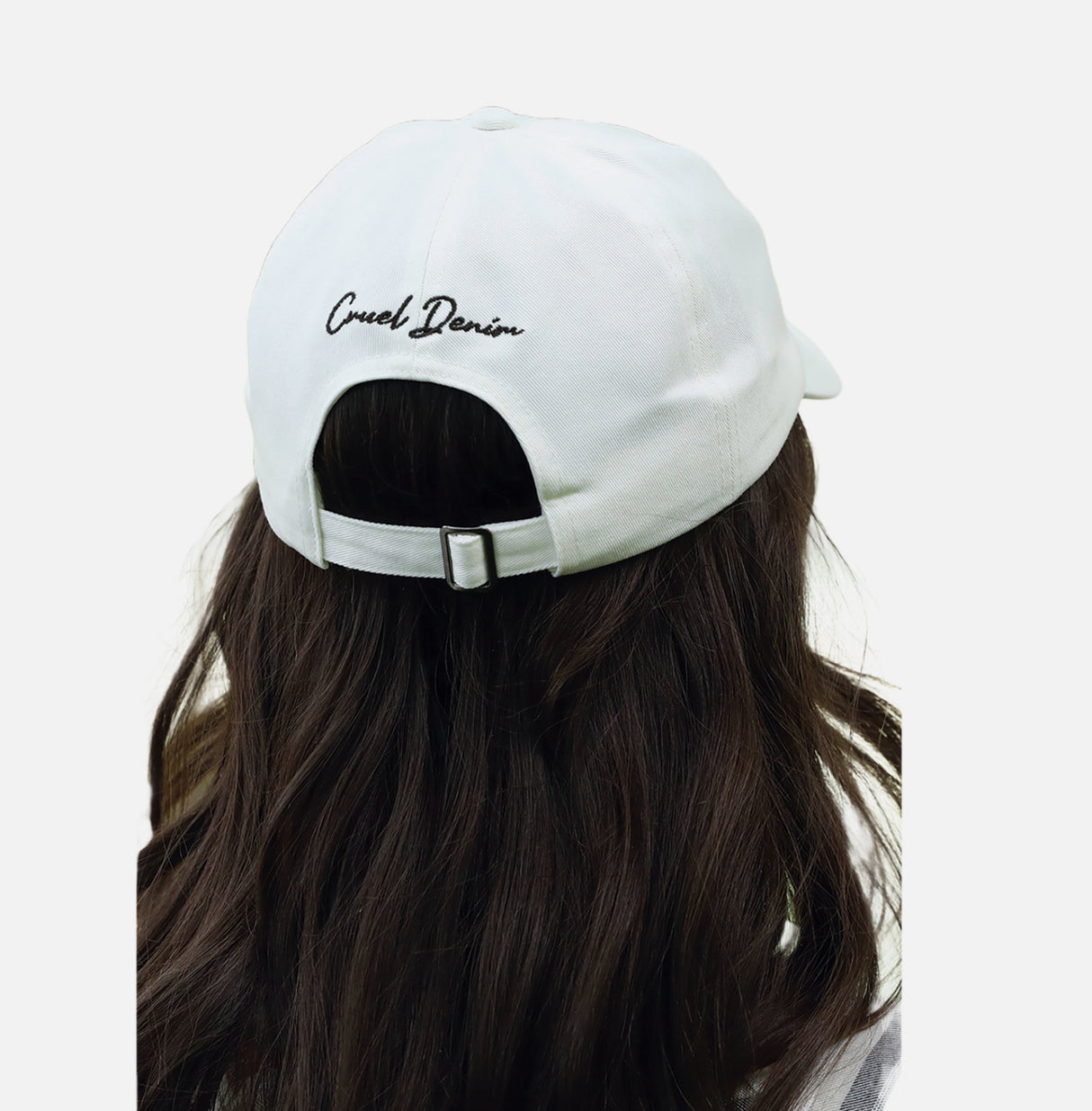 Cinch Ladies Cap - White With Bucking Bronc