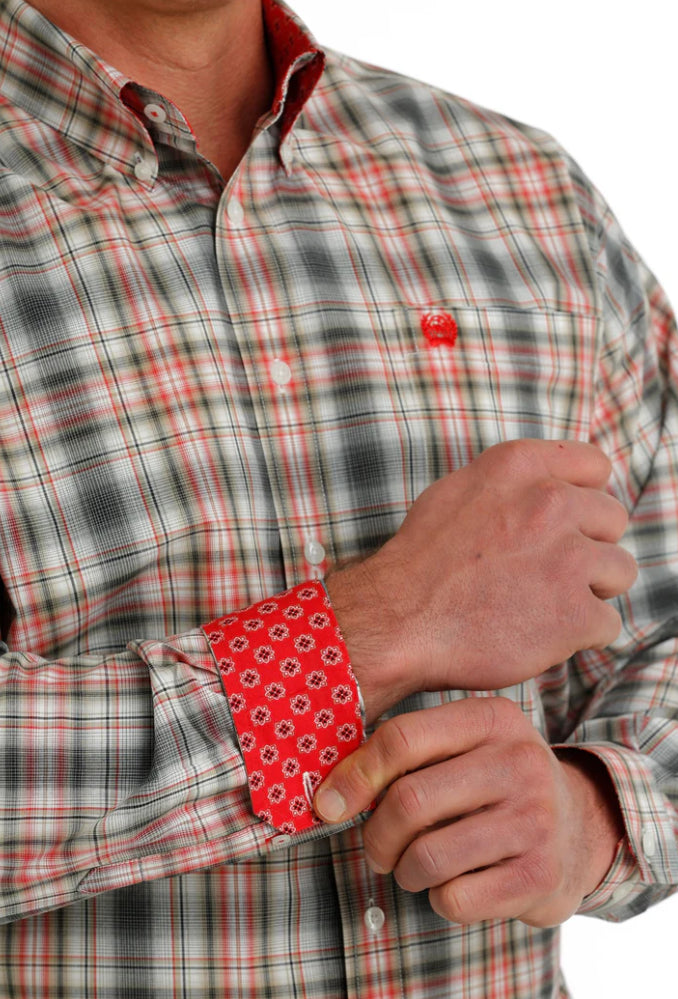 Cinch Mens Check Shirt MTW1105728