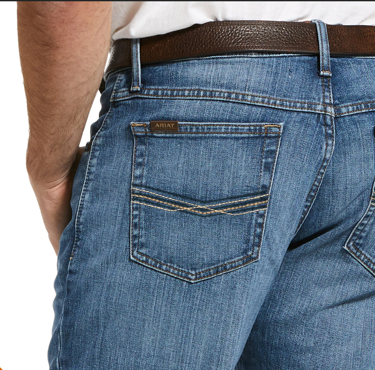 Ariat Mens M2 Stretch Relaxed Boot Cut Legacy Jeans - Brandon - 10022783