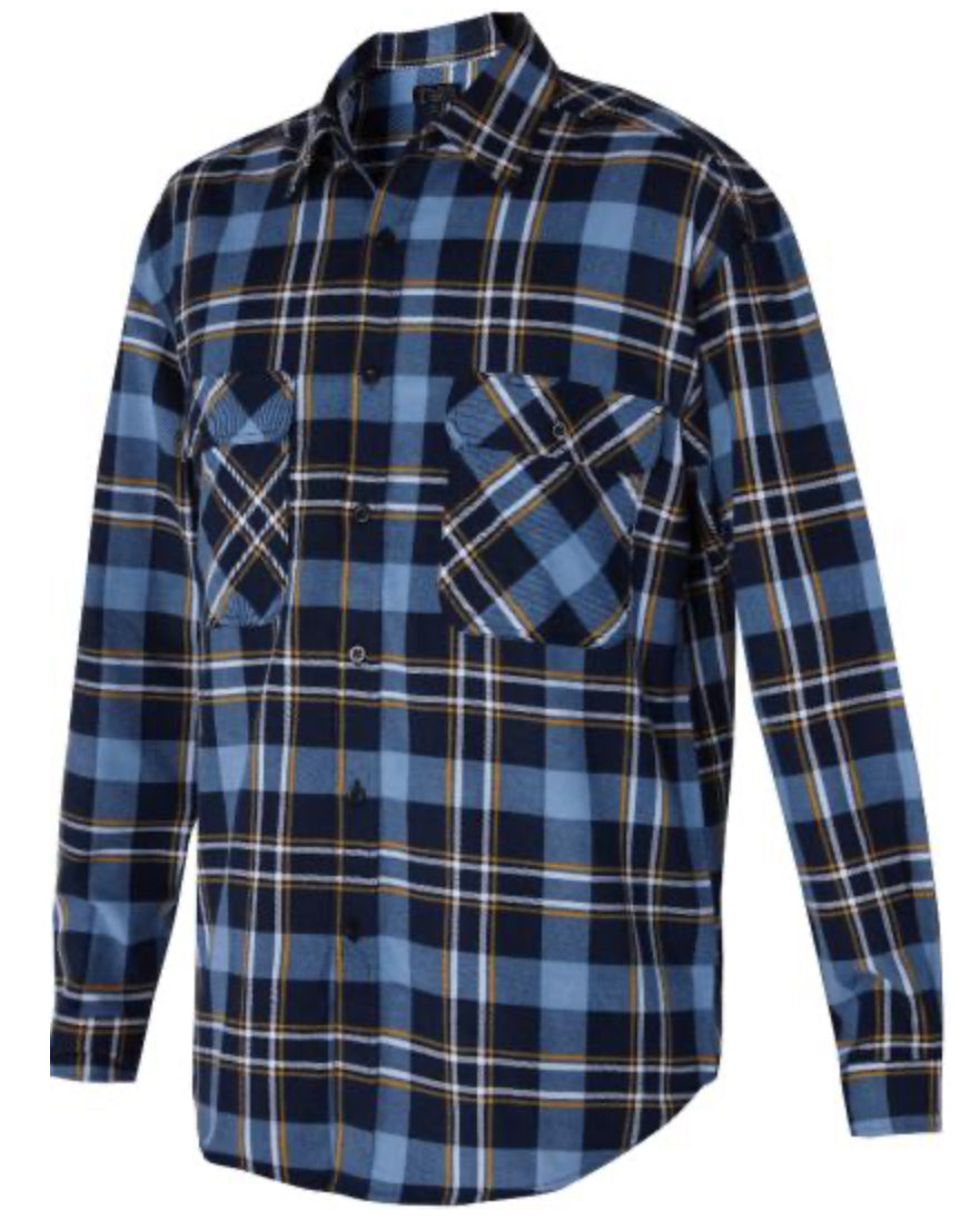 Pilbara Flannelette Shirt Open Front. SOLD ASSORTED COLOURS