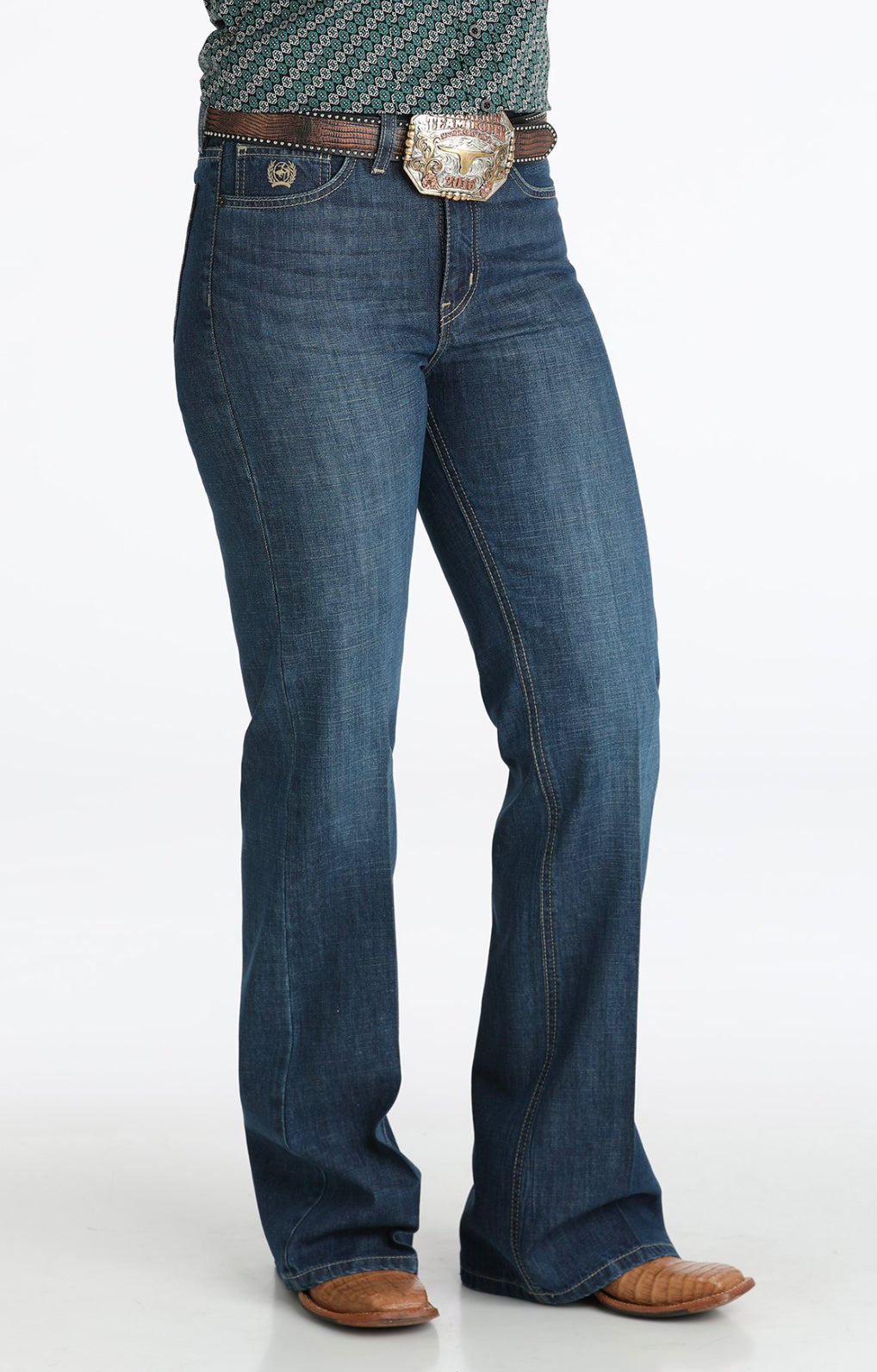 Cinch Ladies Tatum High Rise Easy Fit Trouser MJB4254001