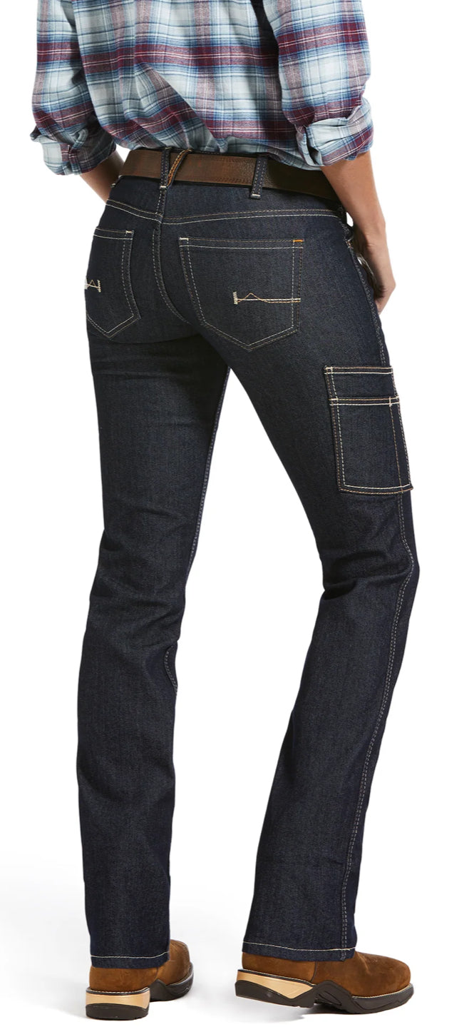 Ariat Rebar Mid Rise Stretch Straight Leg Jeans 10032463
