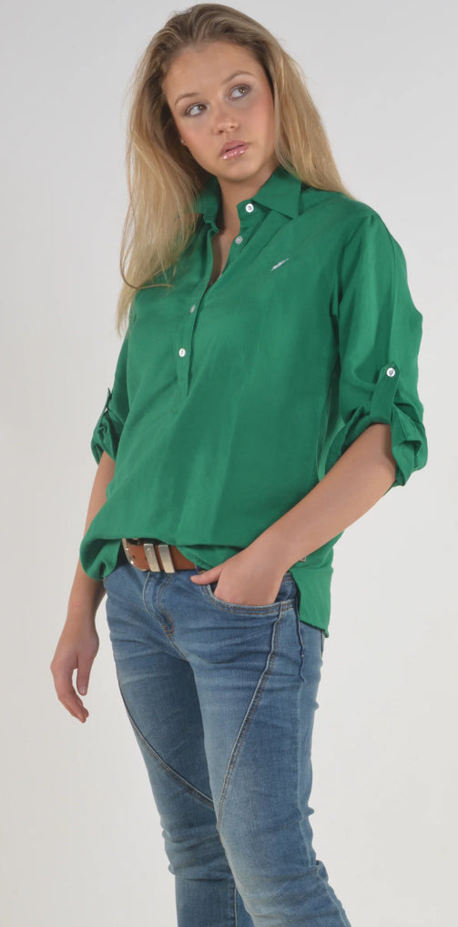 Bullrush Ladies LinenTab Shirt in 3 Colours