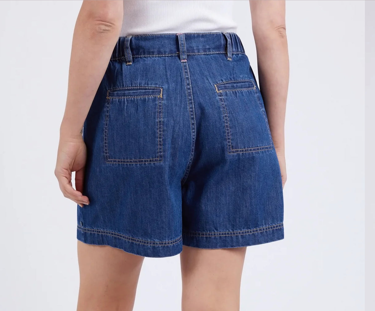 Matilda Denim Short Dark Blue